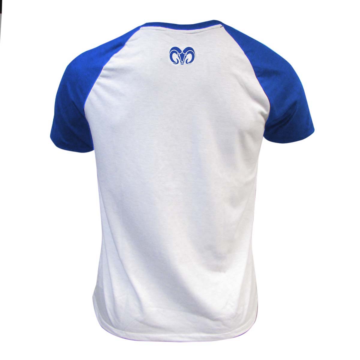 Playera Casual Borregos Circular Manga Raglan - Azul, Corte Masculino