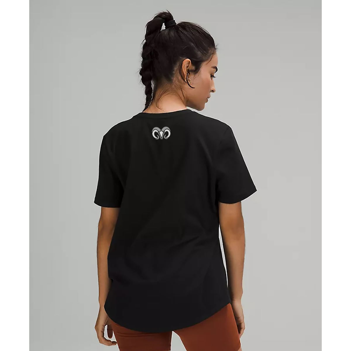 Playera Casual Lululemon BORREGOS Mujer - Negro