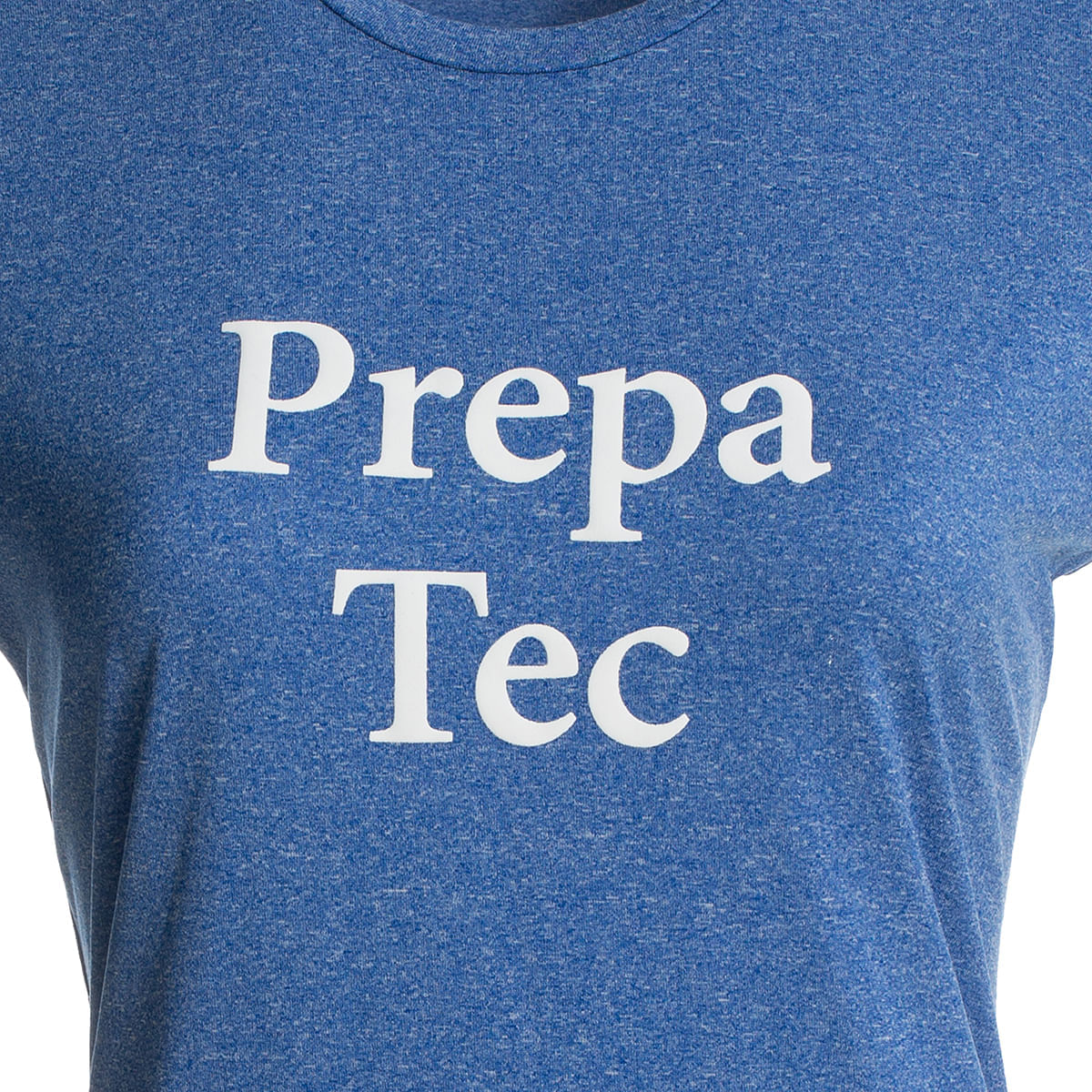 Playera Deportiva PrepaTec - Azul Rey Jaspe, Mujer