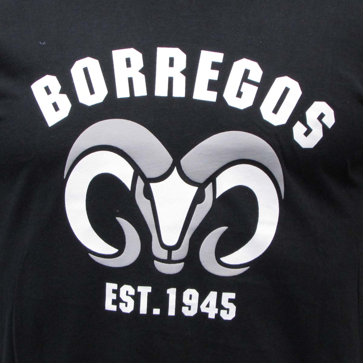 Playera Casual Borregos Doble Línea - Negro, Hombre