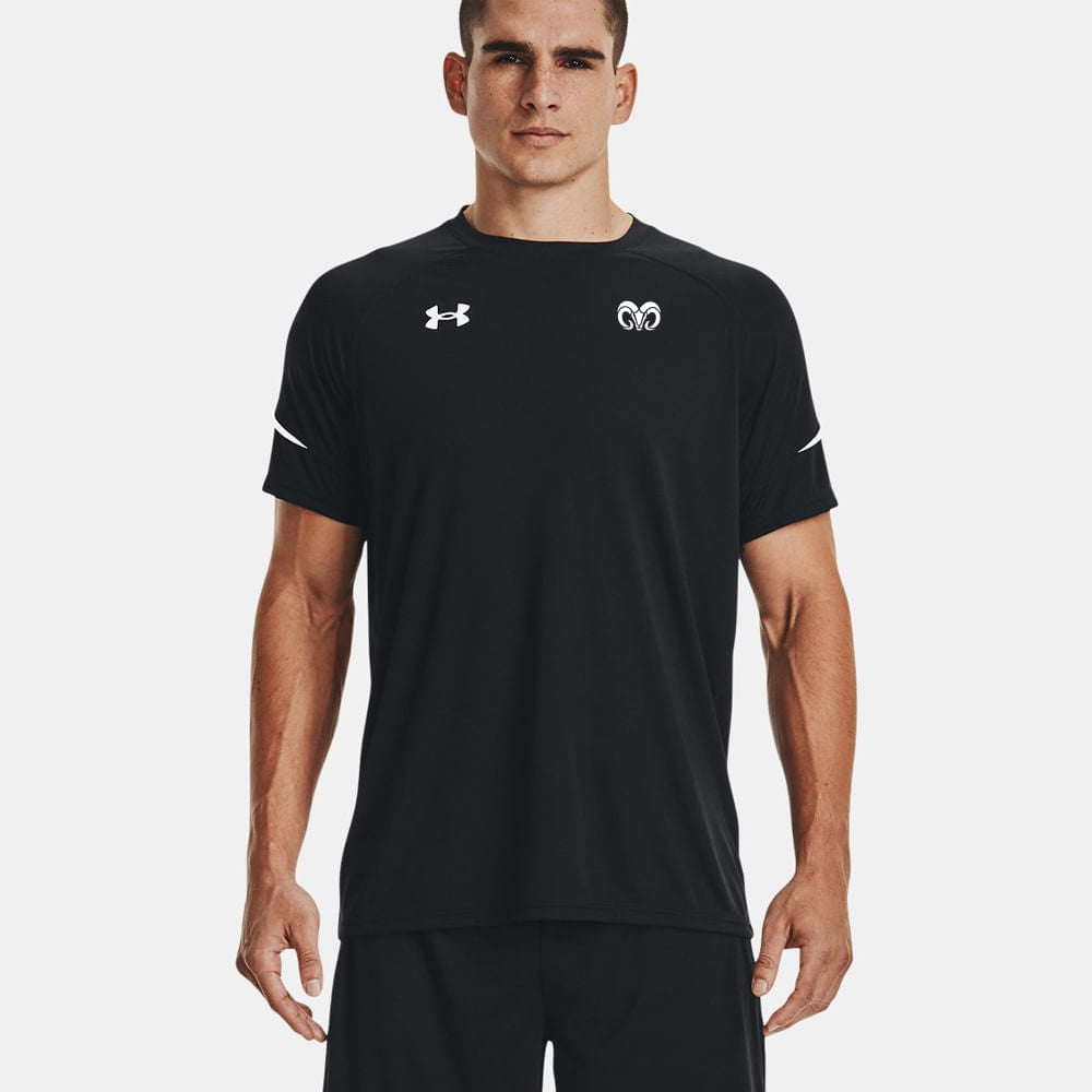 Playera Deportiva Under Armour Borregos Hombre - Negro