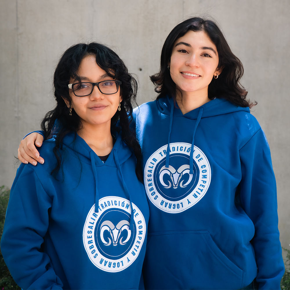 Sudadera BORREGOS Azul Circular