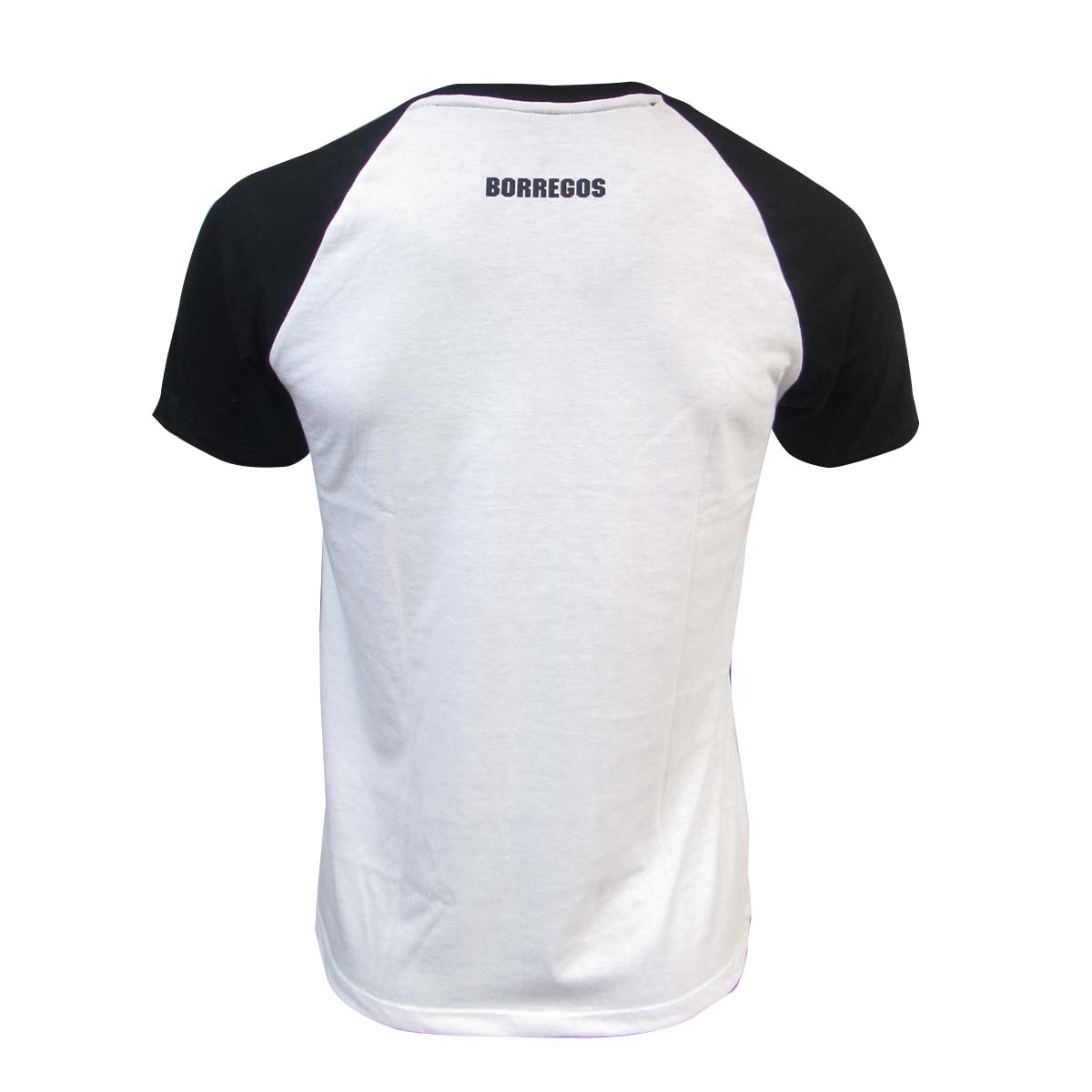 Playera Casual Borregos Manga Raglan - Negro, Hombre