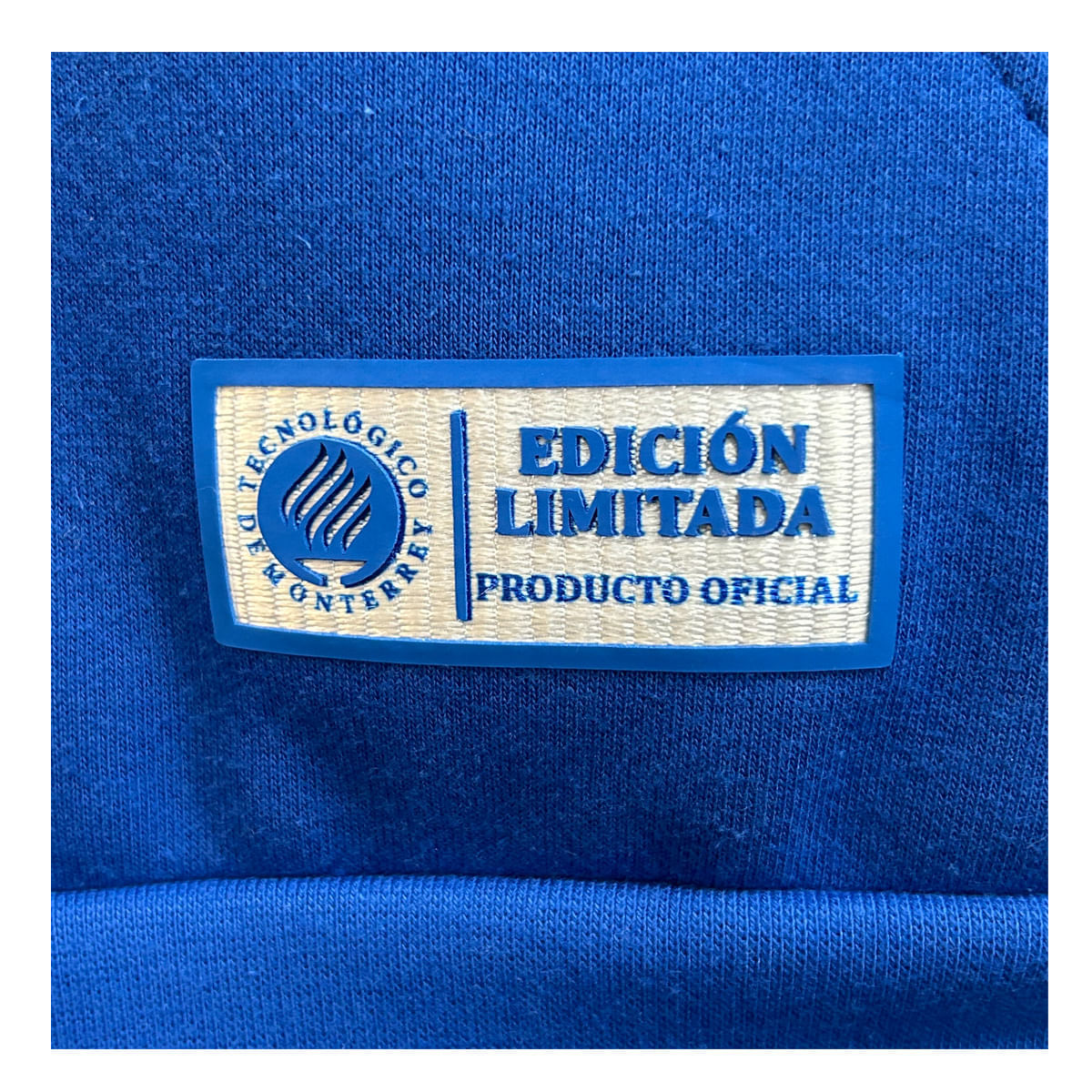 Sudadera Tec 80 Aniversario con Zipper Azul