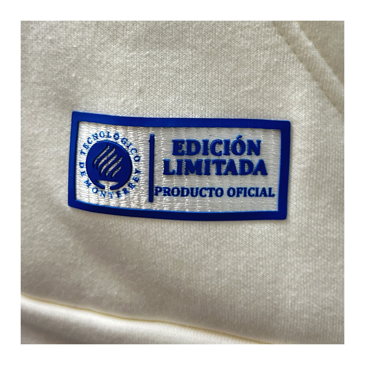 Sudadera Tec 80 Aniversario con Zipper Hueso