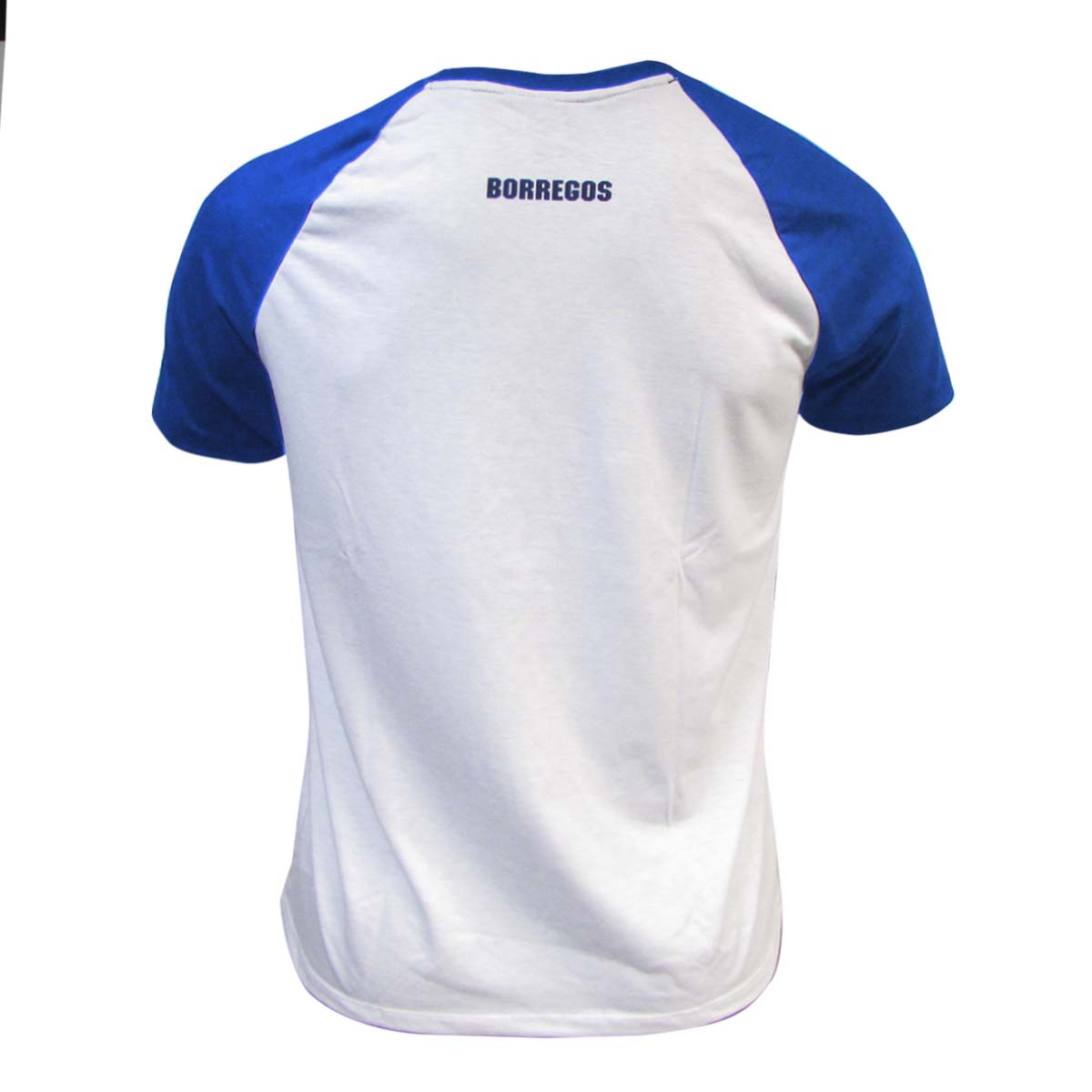 Playera Casual Borregos Manga Raglan - Azul, Hombre
