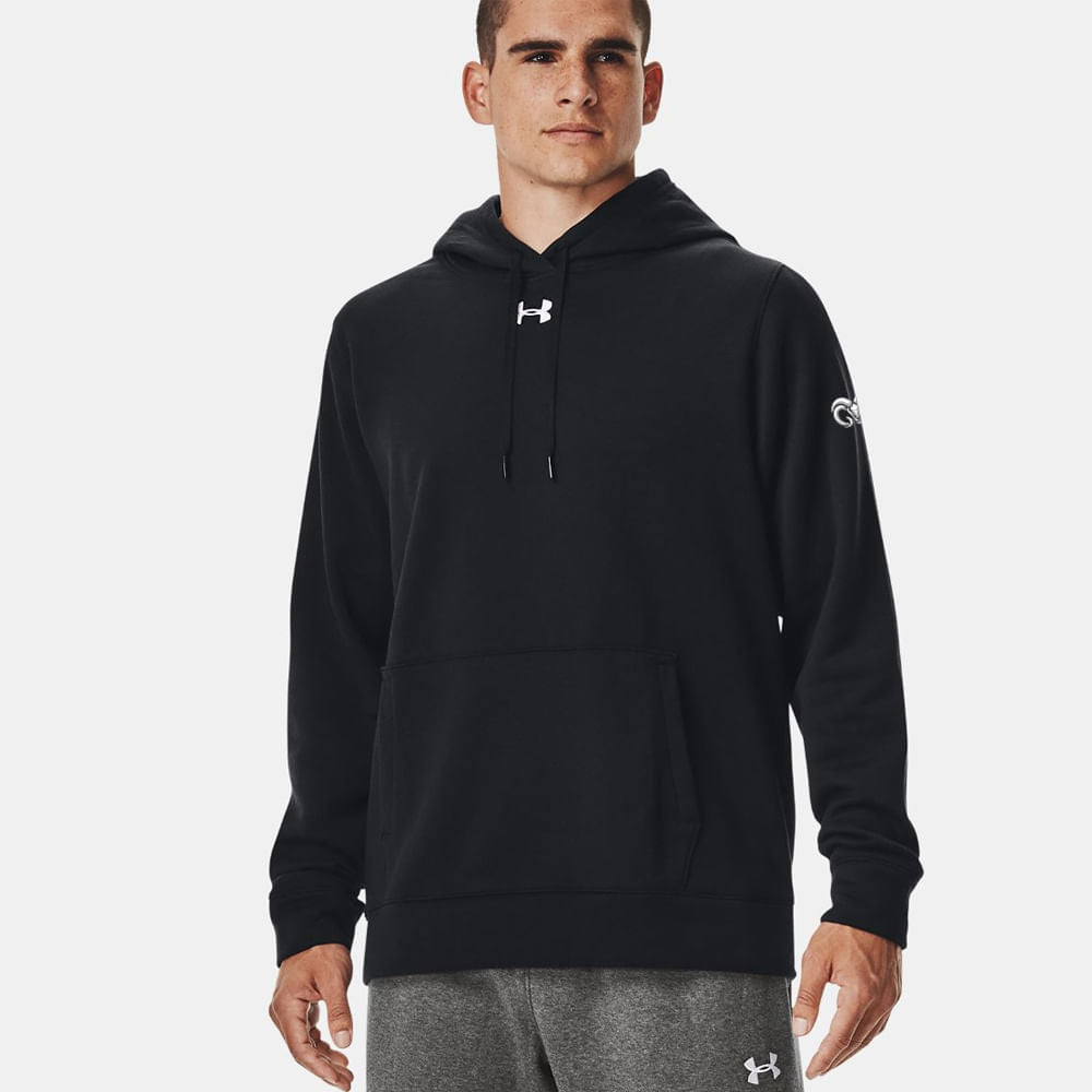 Sudadera Algodón Under Armour Borregos Hombre - Negro
