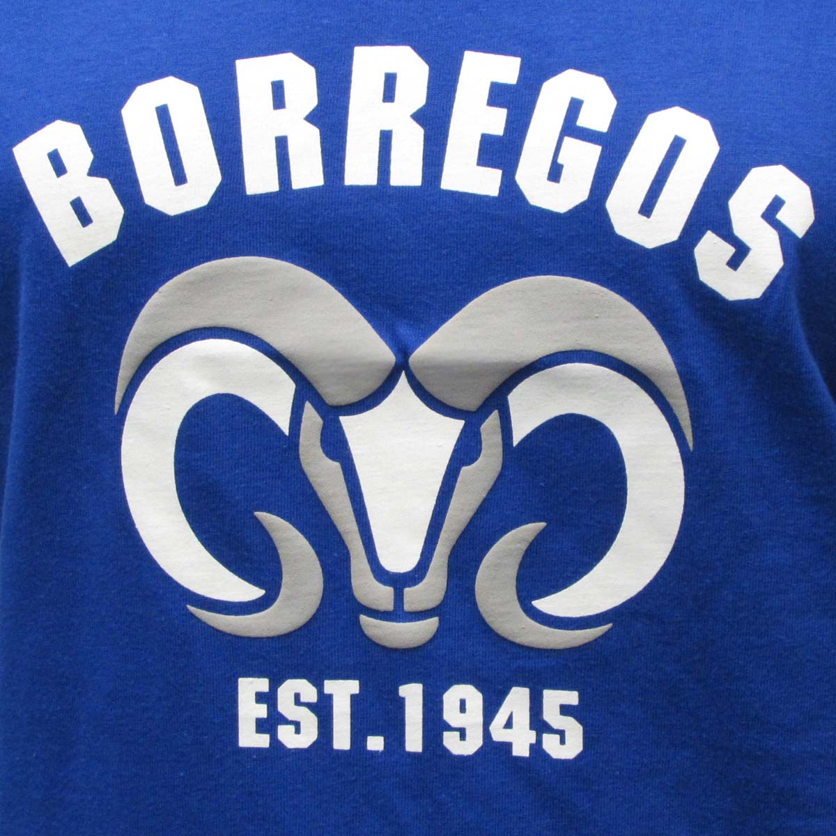 Playera Casual Borregos Doble Línea - Azul Rey, Corte Femenino