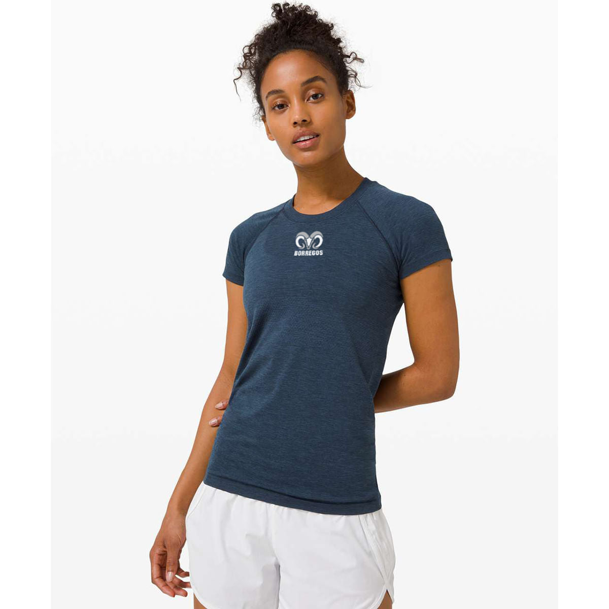 Playera Deportiva Lululemon BORREGOS Mujer - Marino