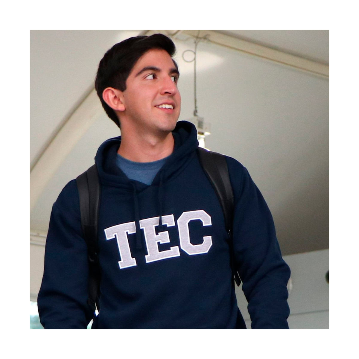 Sudadera Essential TEC azul marino, unisex