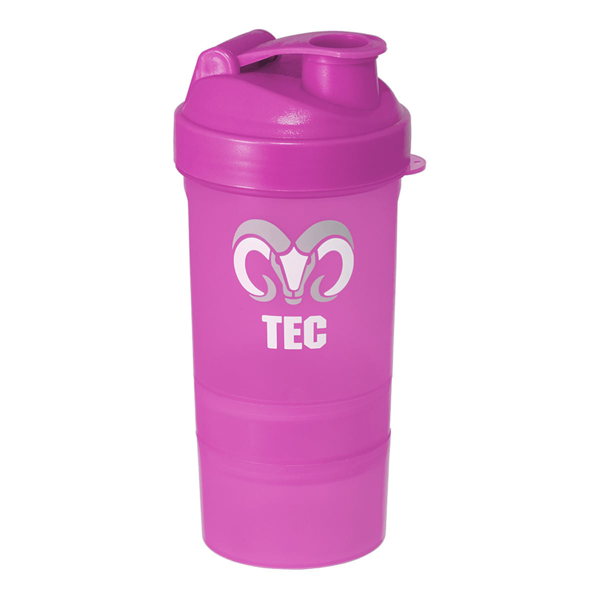 Cilindro BORREGOS Shaker de plástico con mezclador Rosa