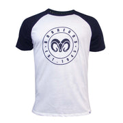 Playera Casual Borregos Circular Manga Raglan - Marino, Corte Masculino