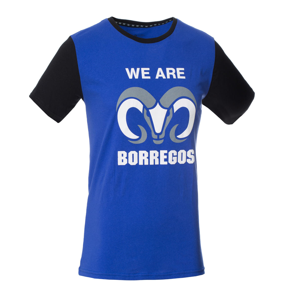 Playera Casual We Are Borregos - Azul, Hombre