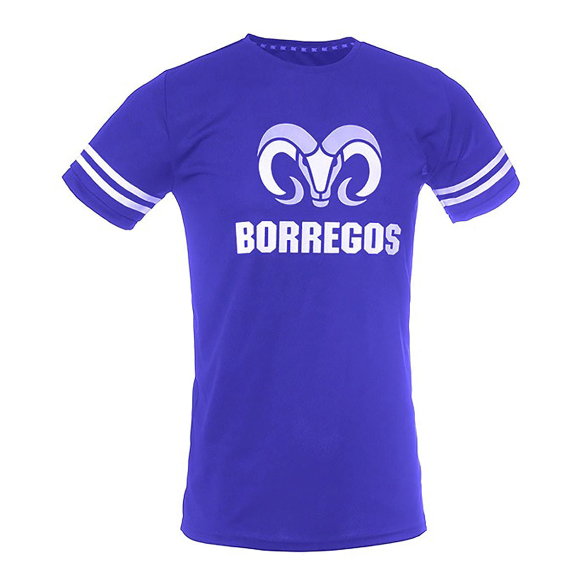 Playera Deportiva Borregos Doble Línea - Azul, Hombre