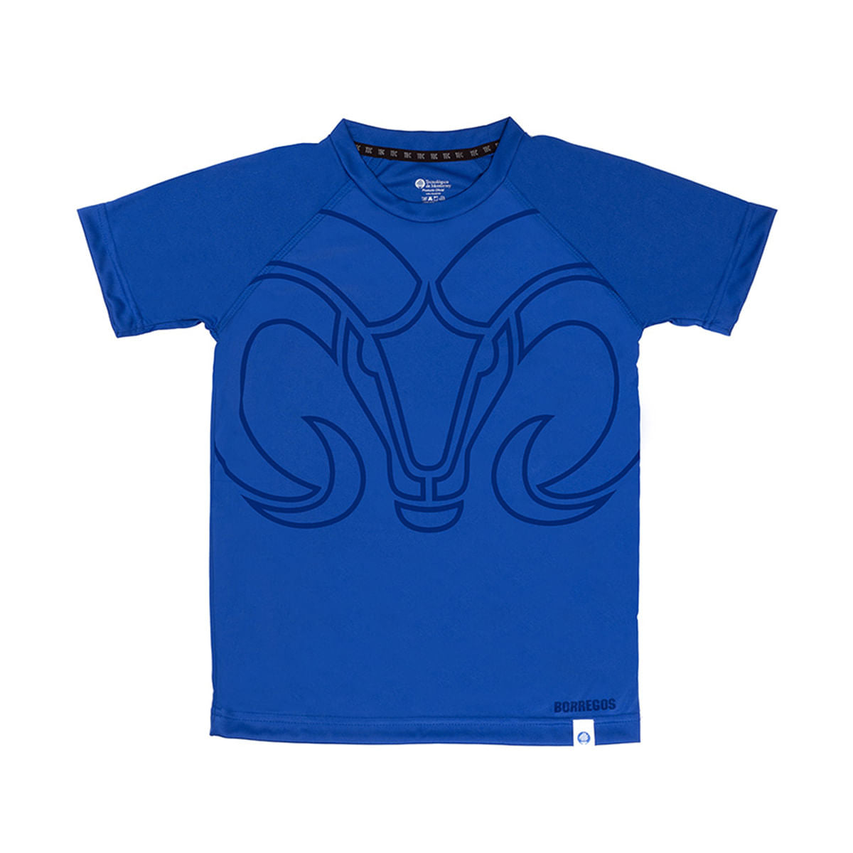 Playera Deportiva Borregos Silueta - Azul, Infantil