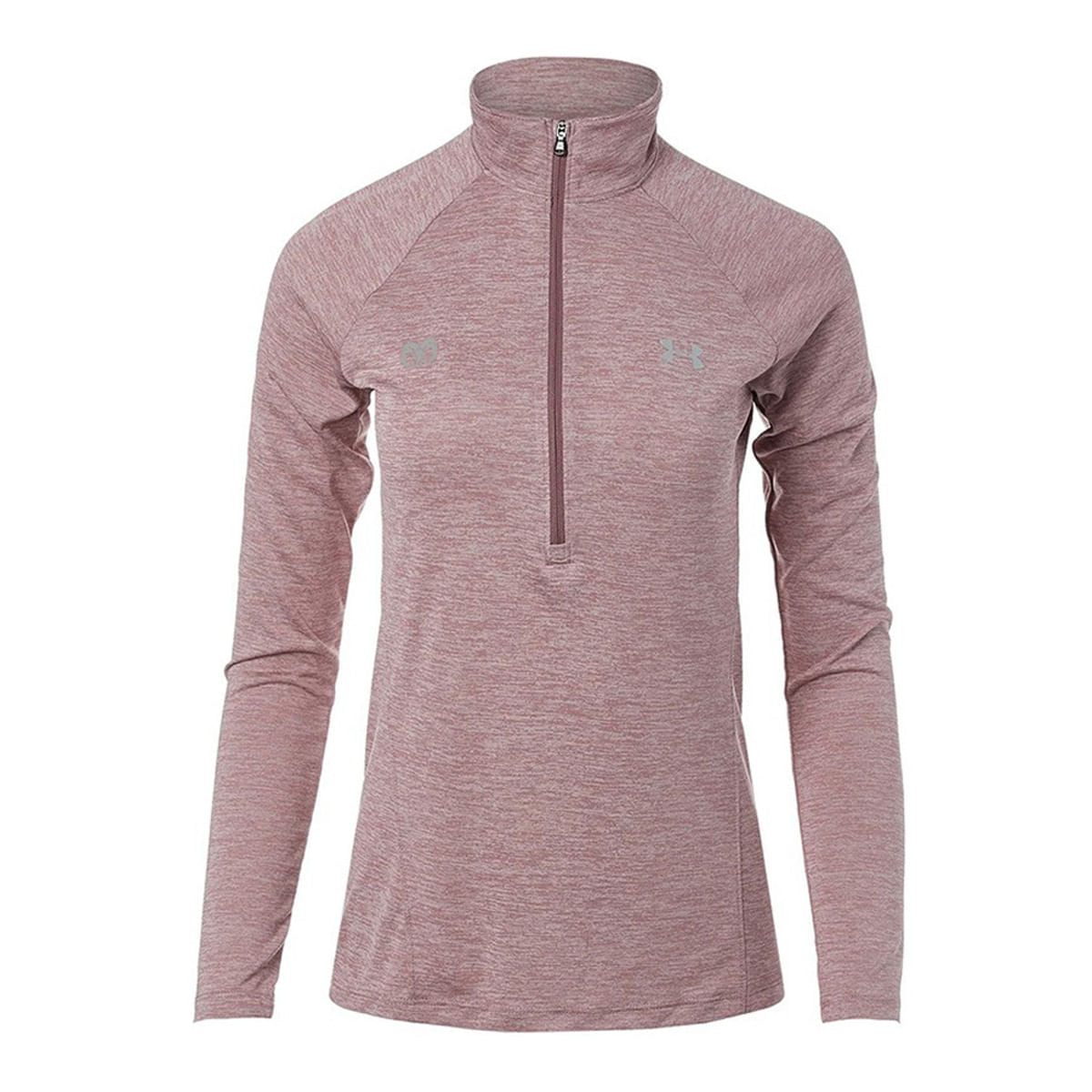 Playera Deportiva Borregos Under Armour LS Rosa, Mujer