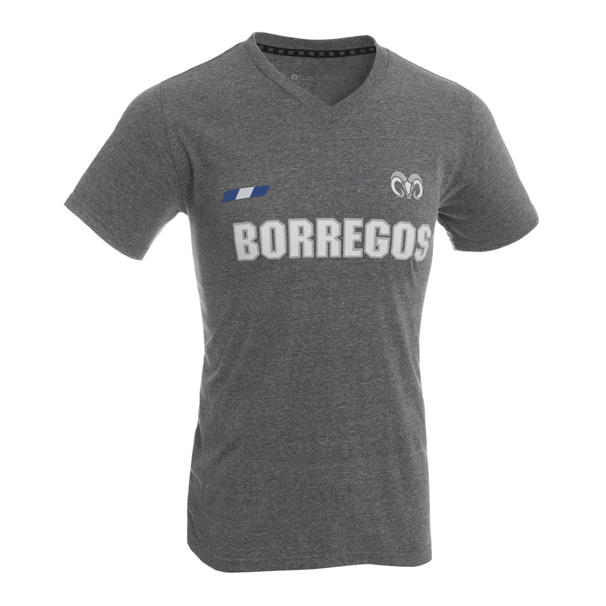 Playera Deportiva Borregos Flag - Gris, Hombre