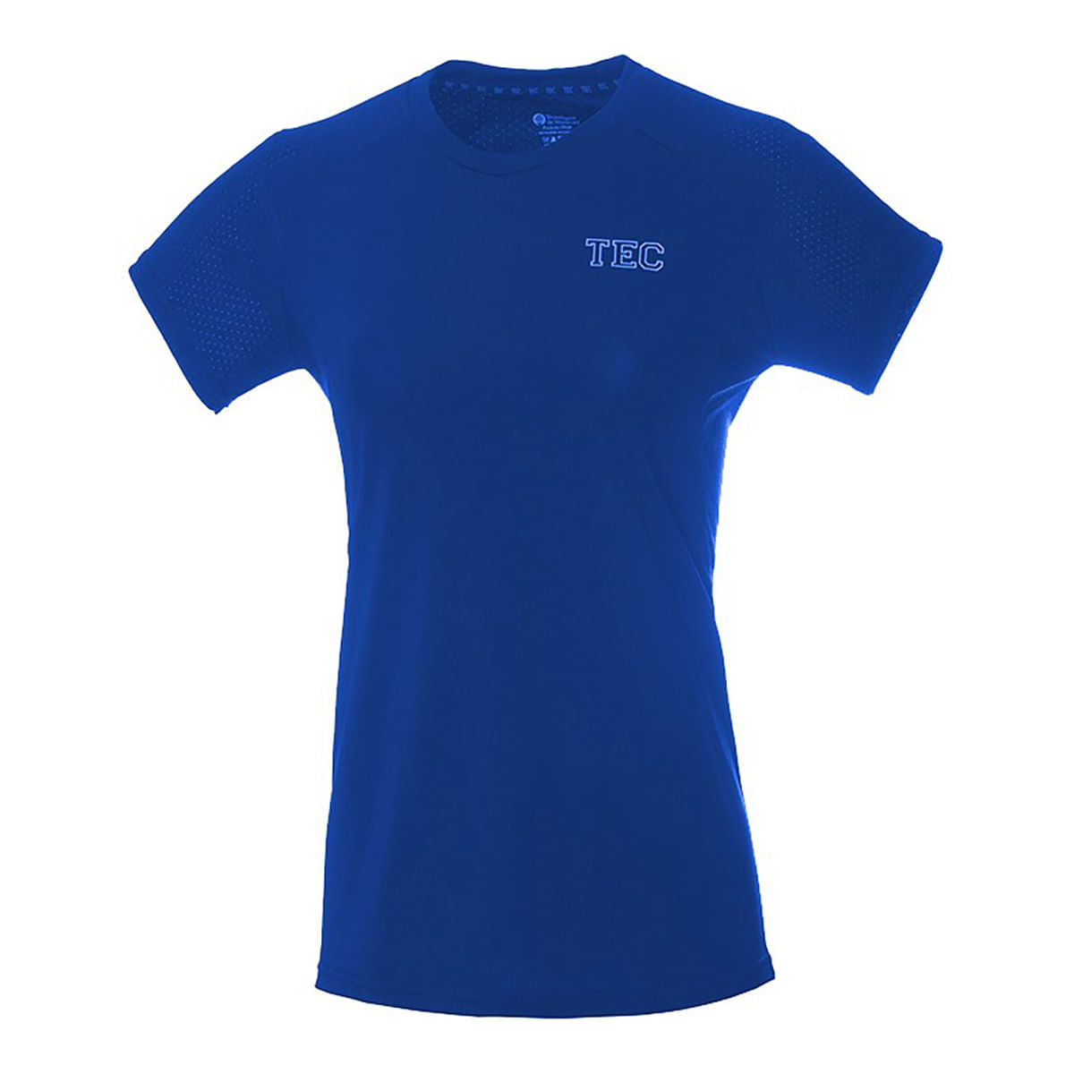 Playera Deportiva TEC con Mesh - Azul, Mujer
