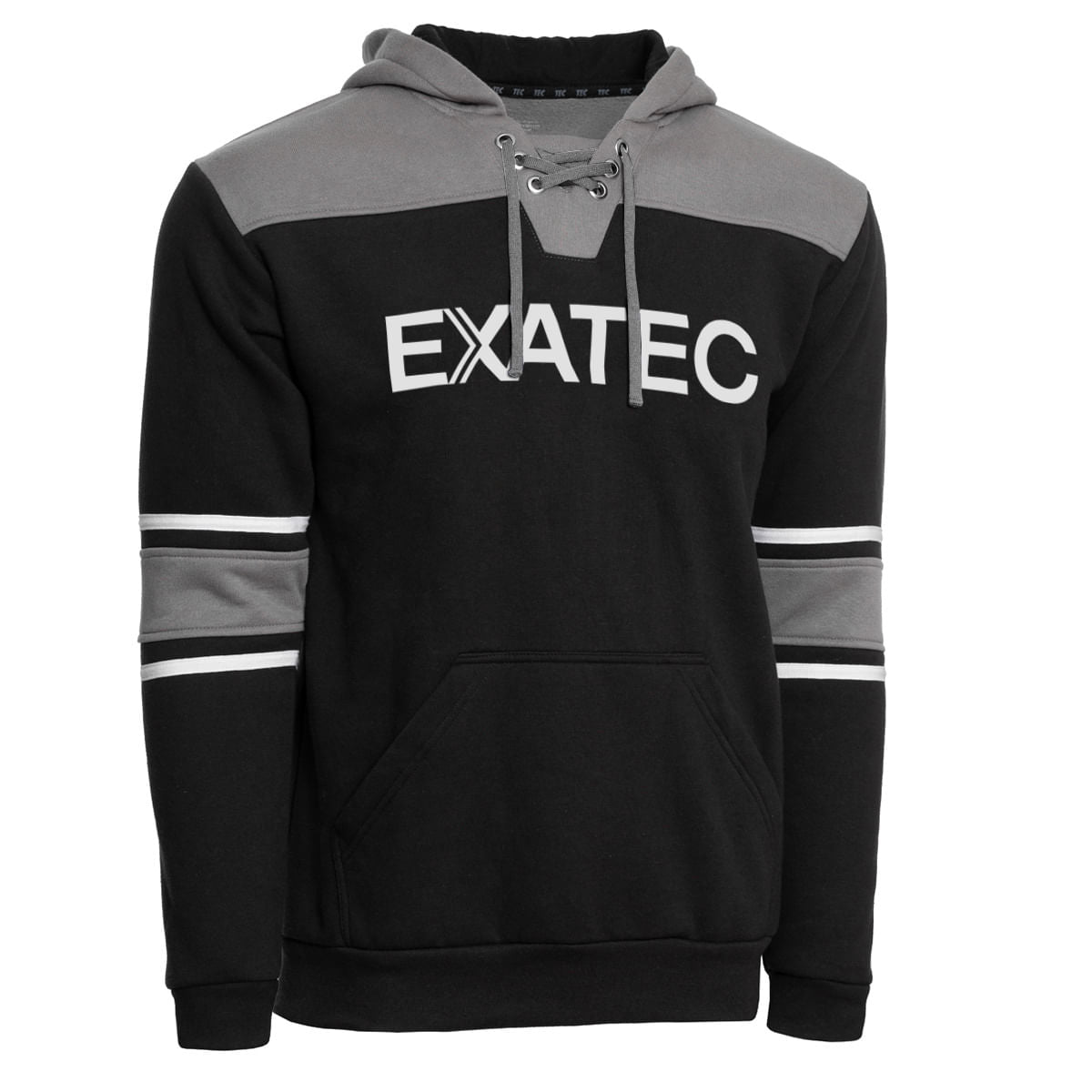 Sudadera Vintage EXATEC negro Unisex