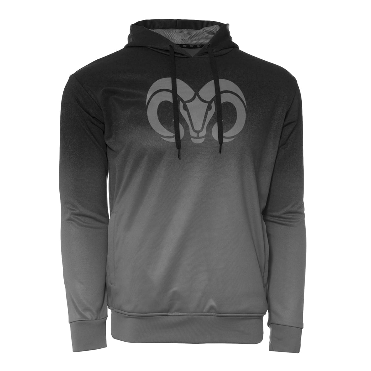 Sudadera BORREGOS degradado en negro, unisex