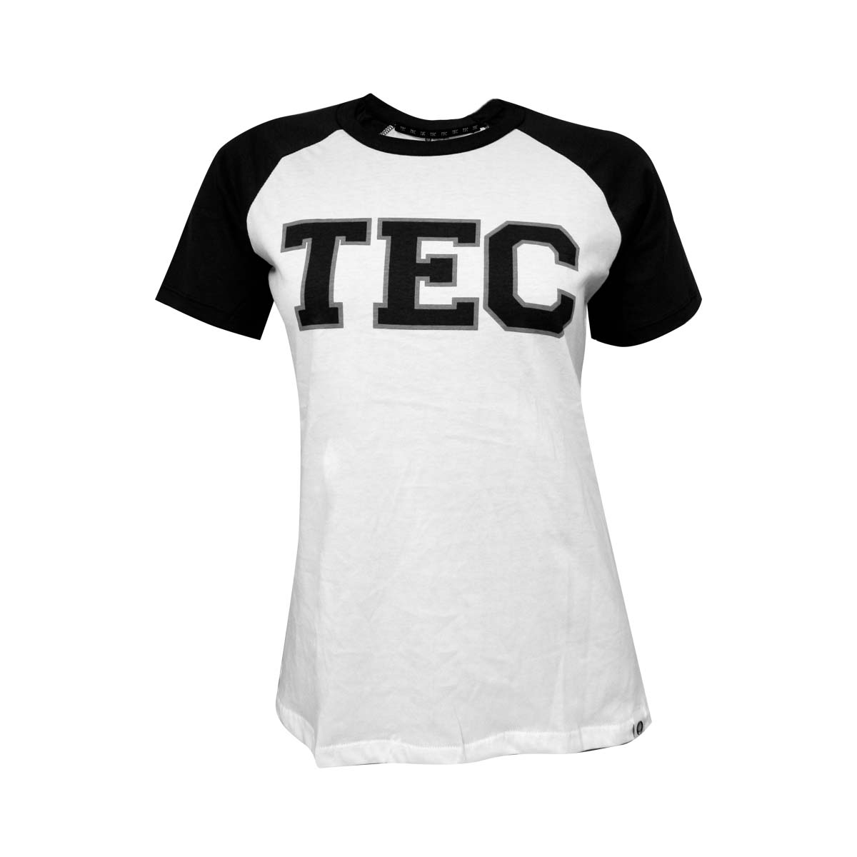 Playera Casual TEC Manga Raglan - Negro, CF