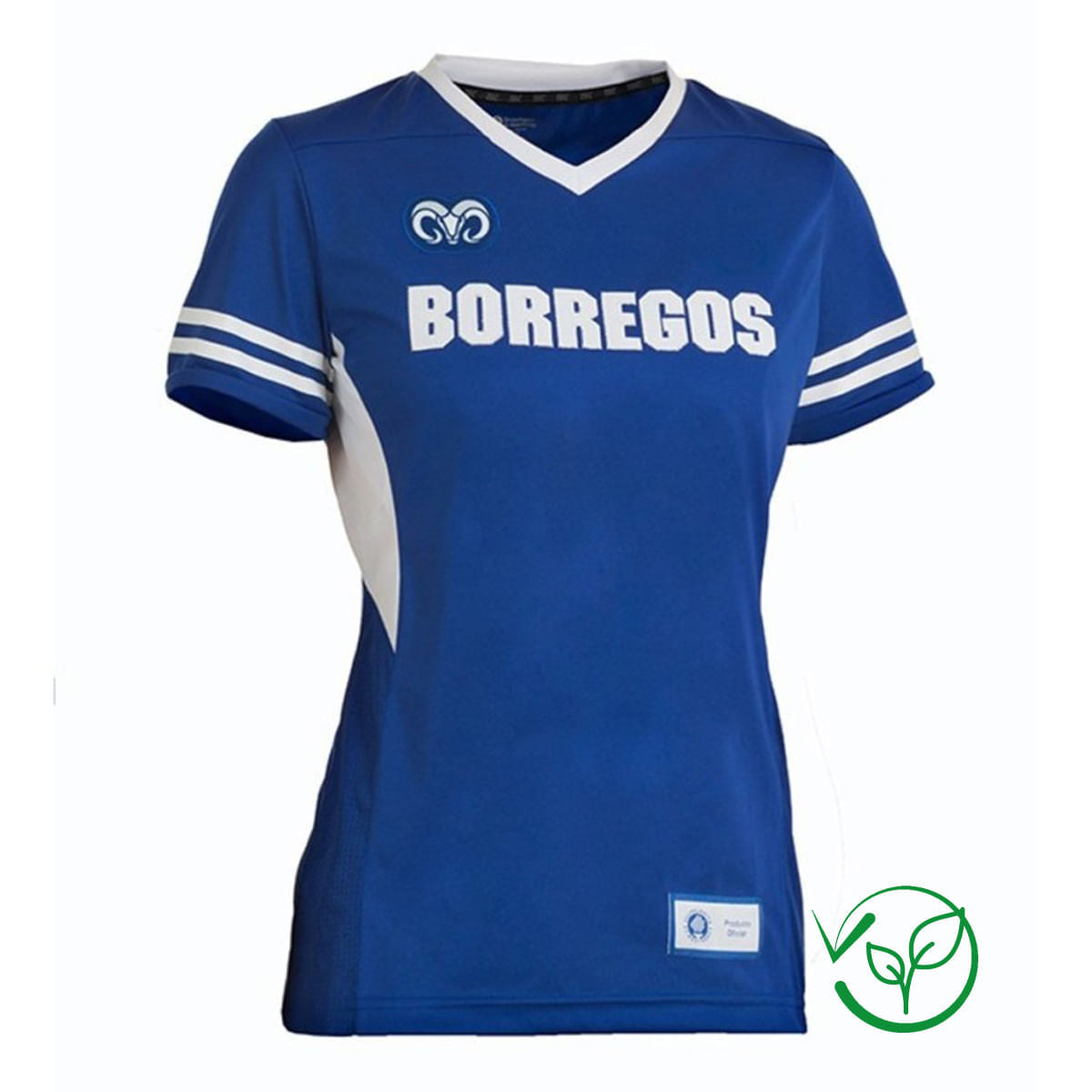 Jersey Oficial Borregos Sustentable Local Sin Número para Dama azul