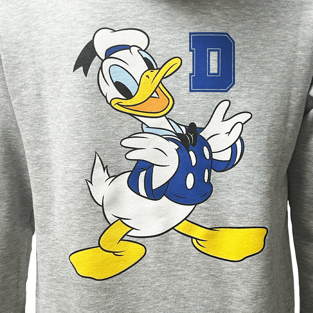 Sudadera Algodón Disney Donald Back TEC Gris