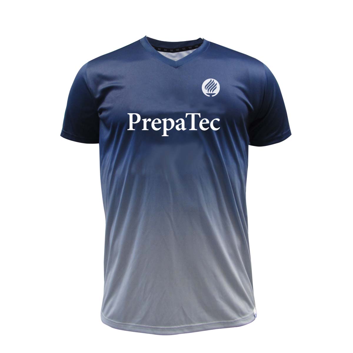 Playera Deportiva PrepaTec Degradado - Marino, Hombre