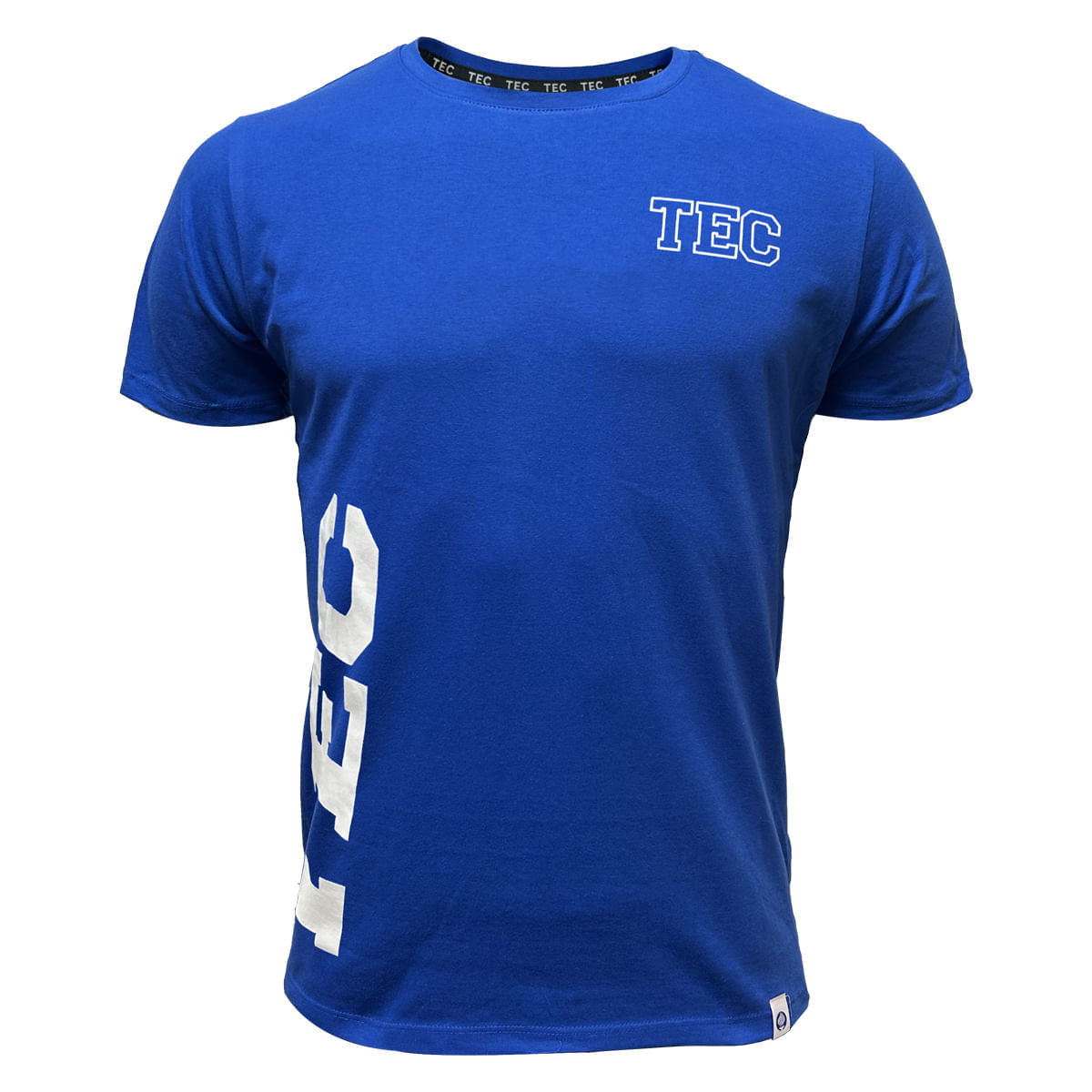 Playera casual TEC costado TEC azul Hombre