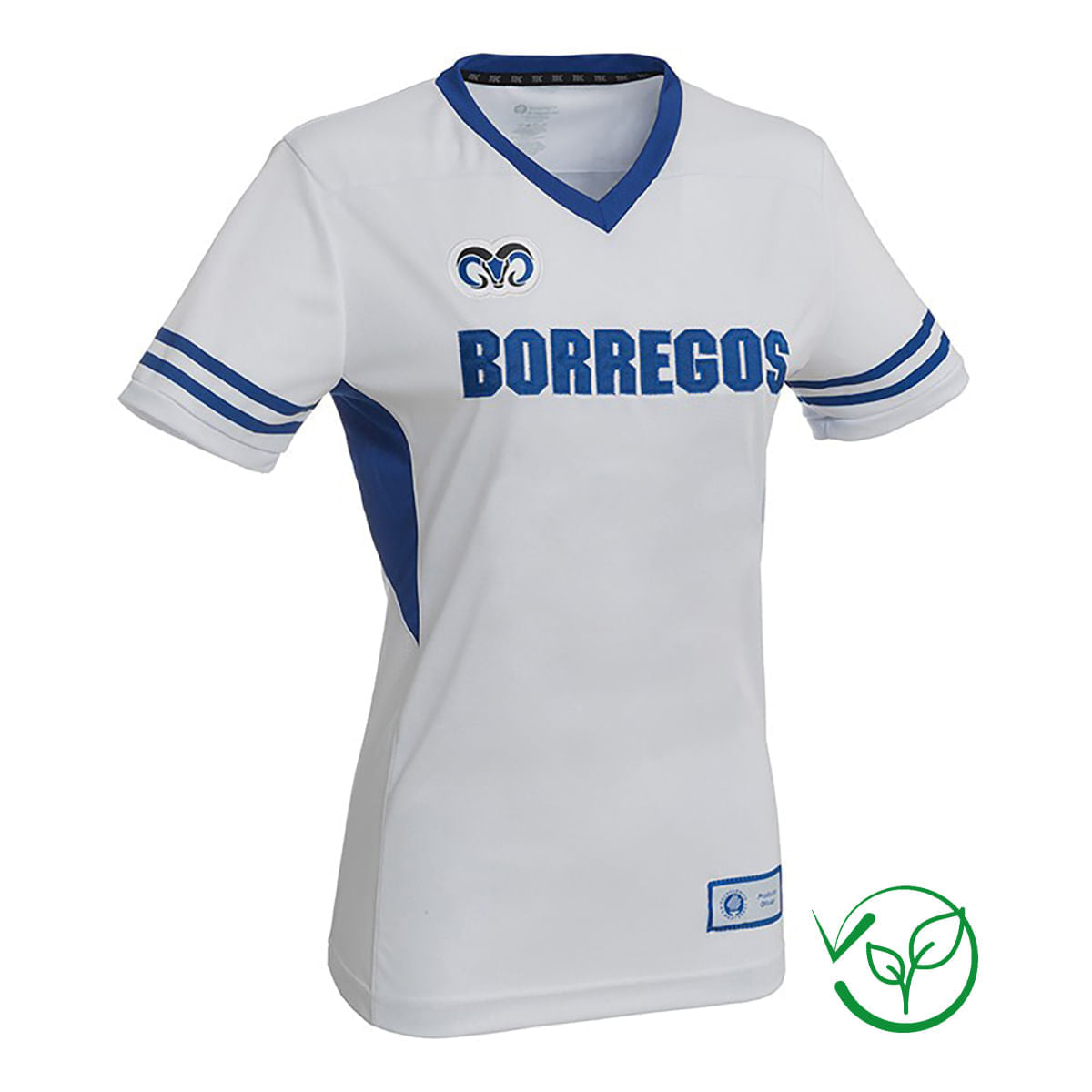 Jersey Oficial Sustentable Visitante Sin Número para Dama Blanco