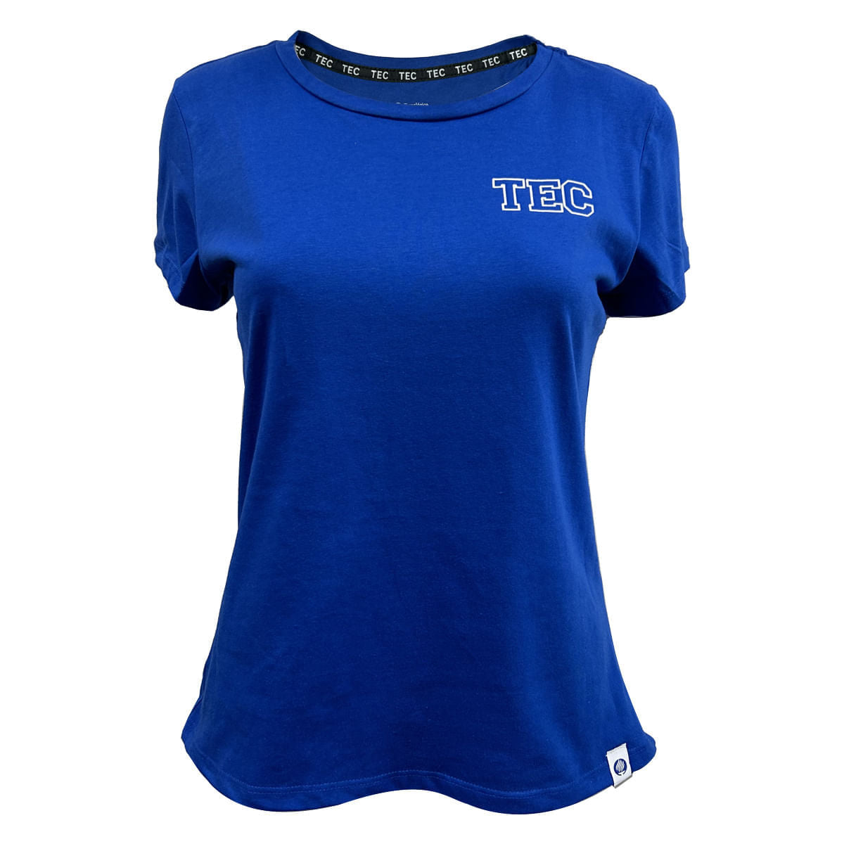 Playera casual TEC espalda T azul CF