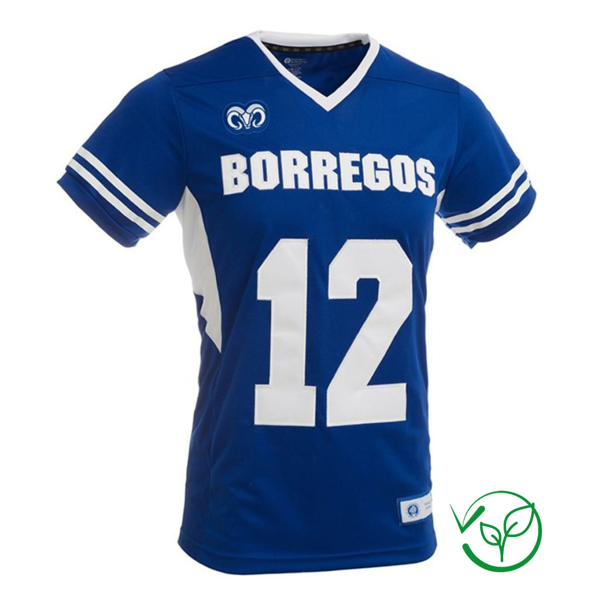 Jersey Oficial Borregos Sustentable Local Con Número para Caballero Azul