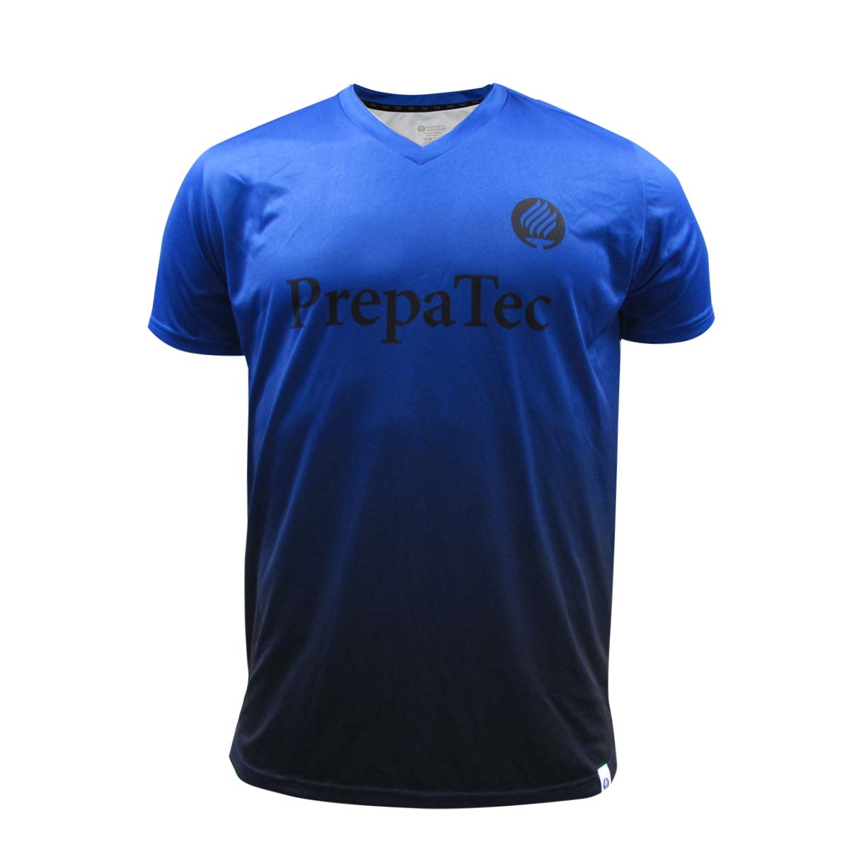 Playera Deportiva PrepaTec Degradado - Azul Rey, Mujer