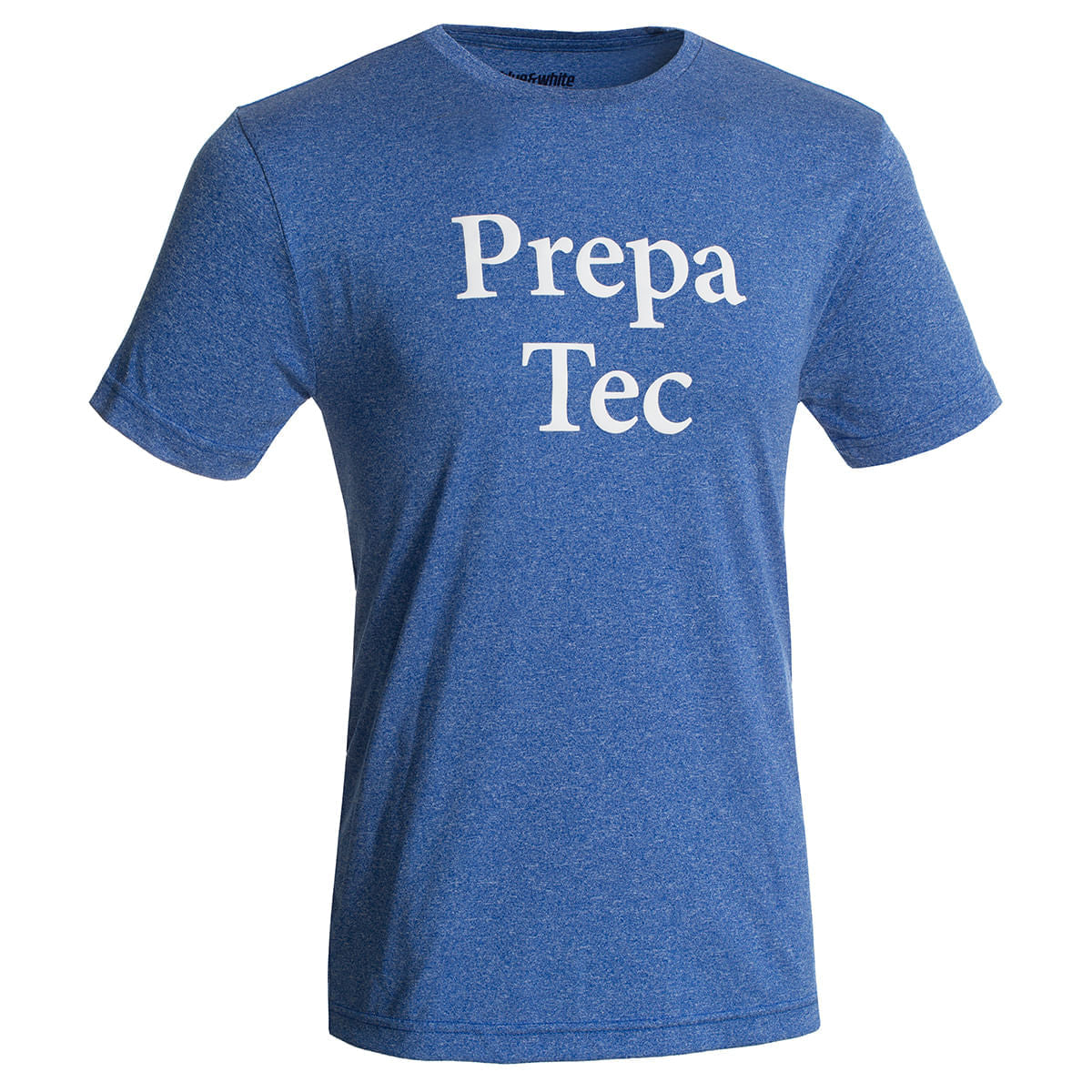 Playera Deportiva PrepaTec - Azul Rey Jaspe, Hombre
