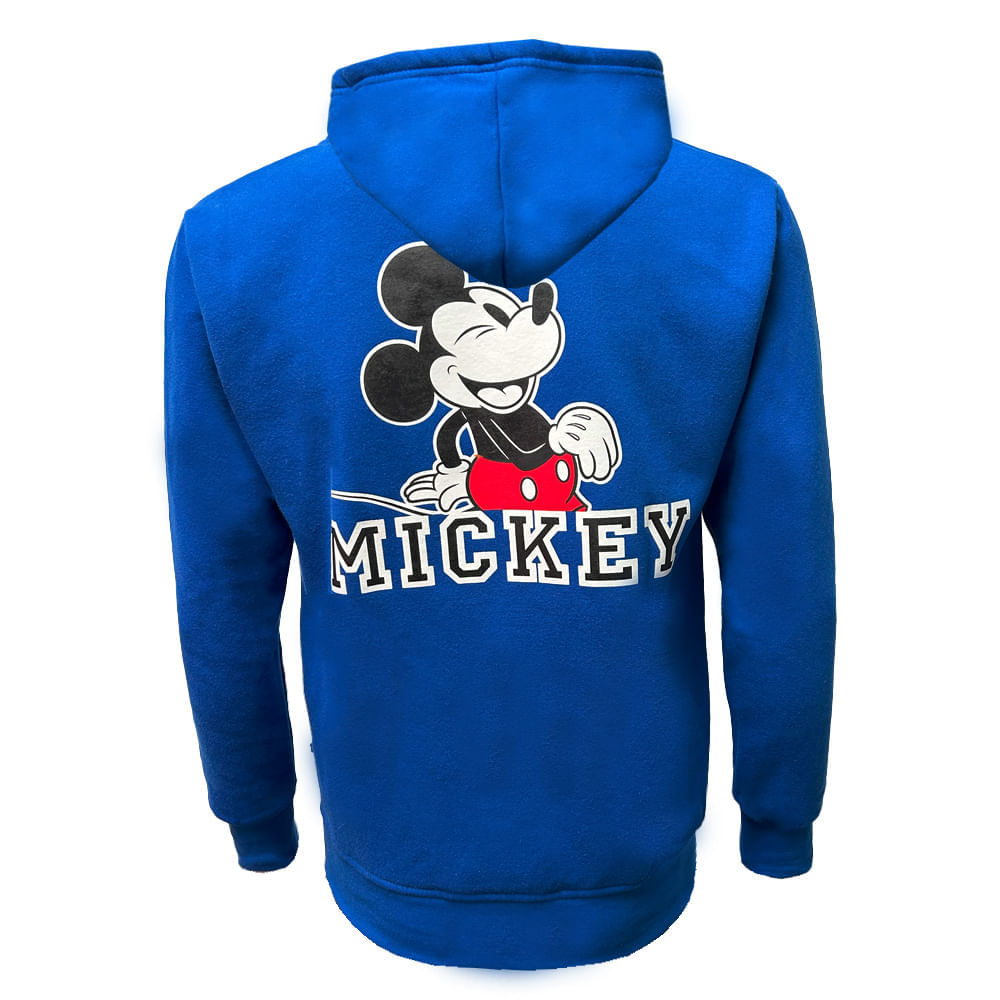 Sudadera Algodón Disney Mickey Back TEC Azul