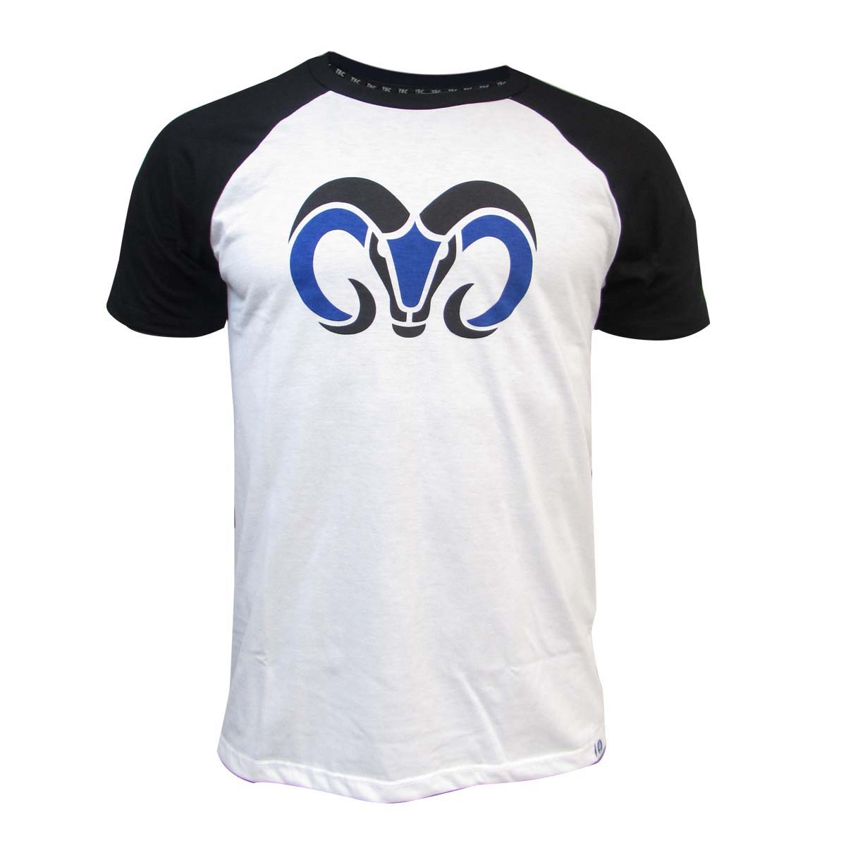 Playera Casual Borregos Manga Raglan - Negro, Hombre