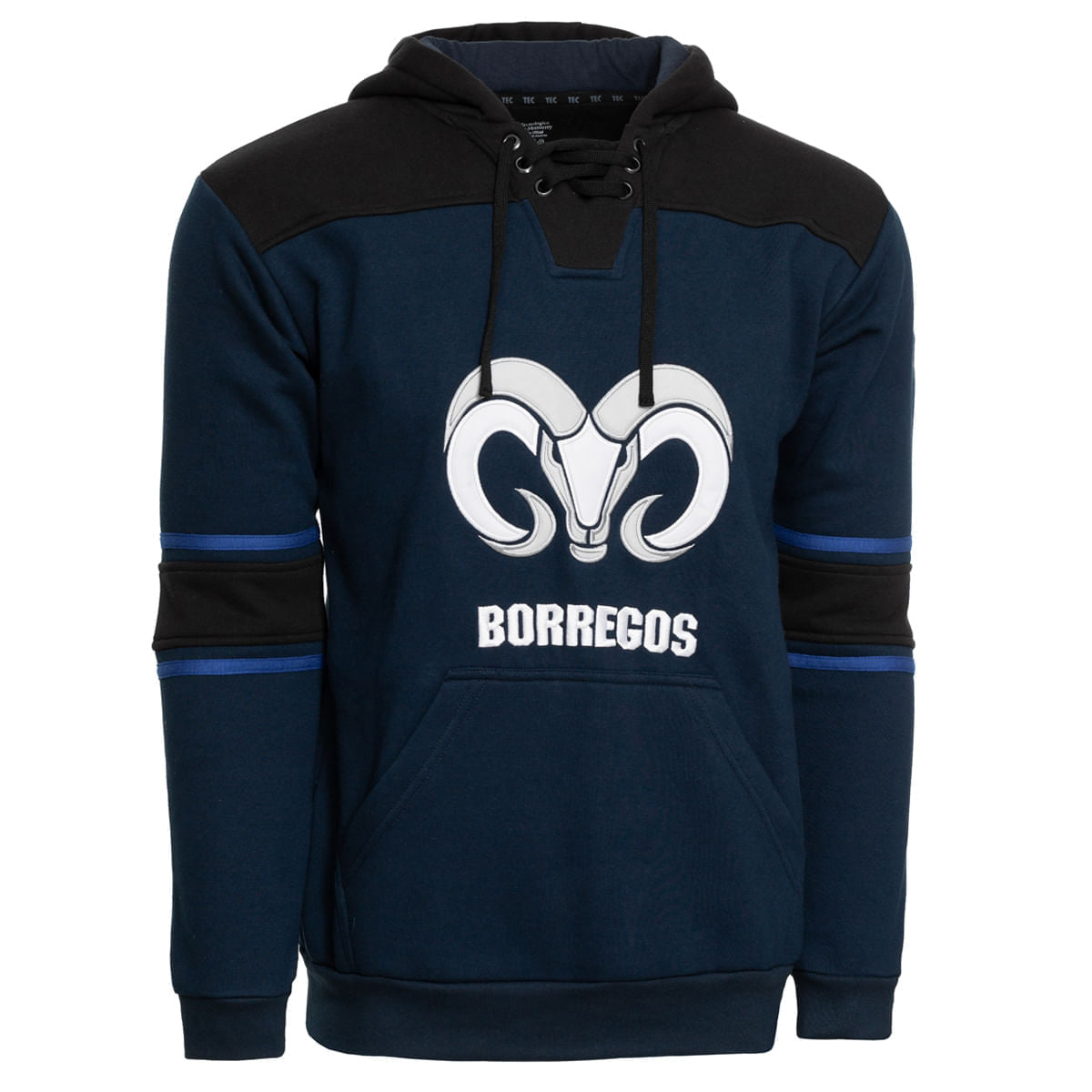 Sudadera Vintage BORREGOS Unisex Azul/Negro