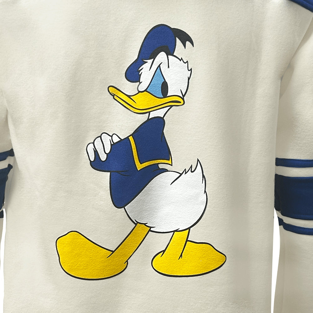 Sudadera Vintage Disney Donald TEC Hueso/Azul Rey