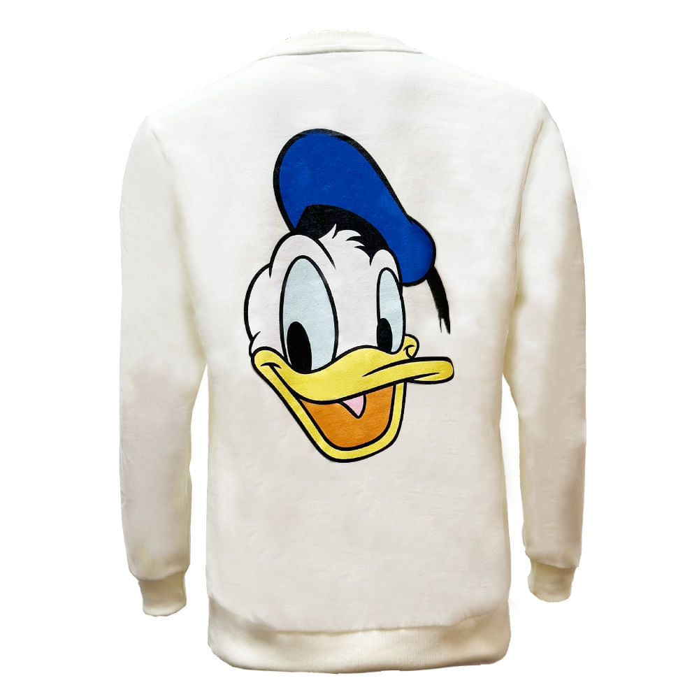 Sudadera PO Moda Disney Donald TEC Hueso