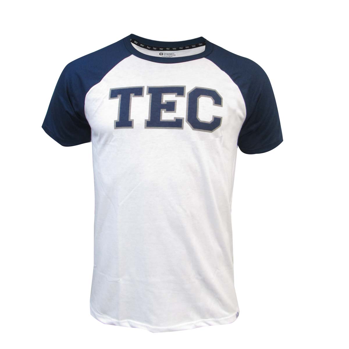 Playera Casual TEC Manga Raglan - Marino, Hombre