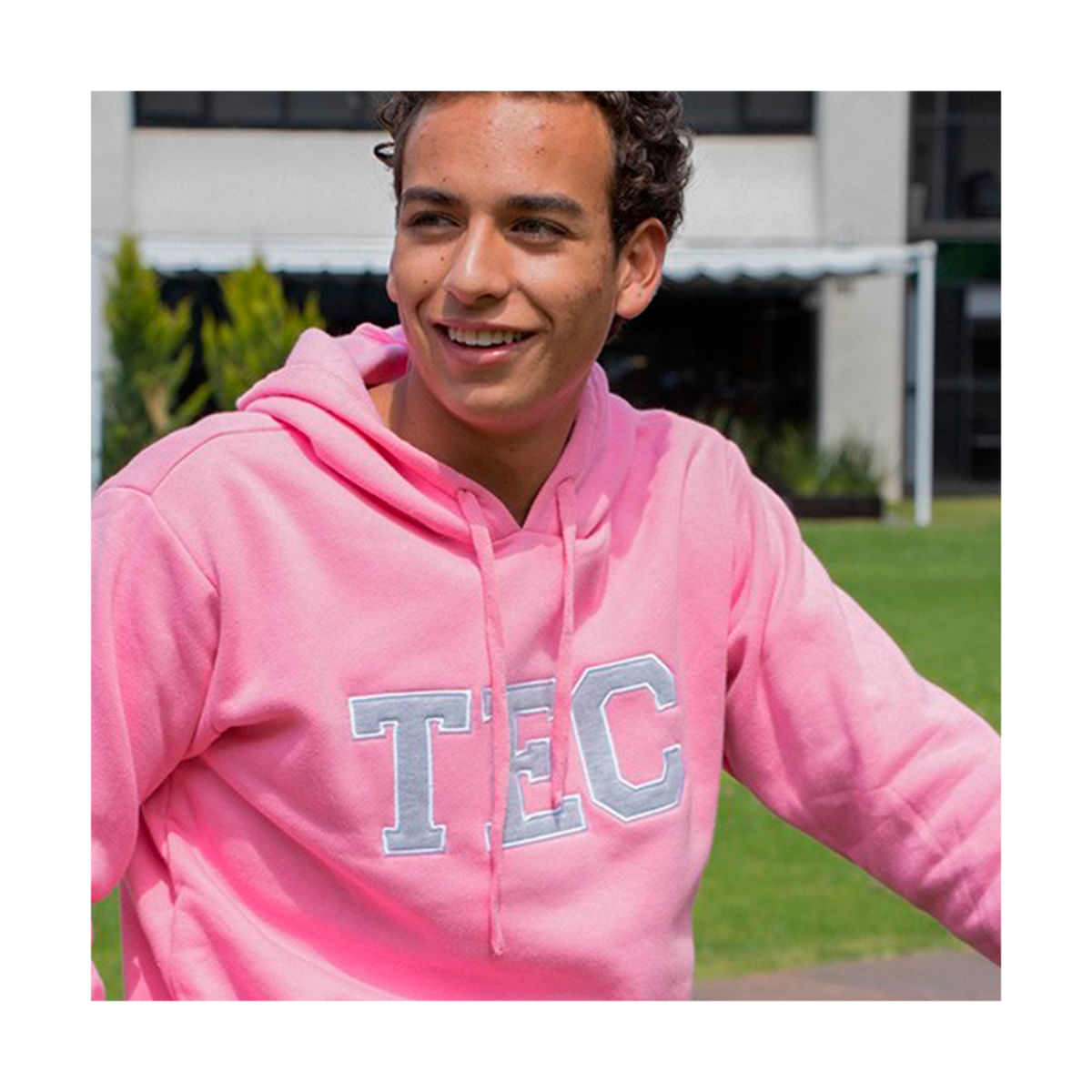 Sudadera Essential TEC rosa, unisex
